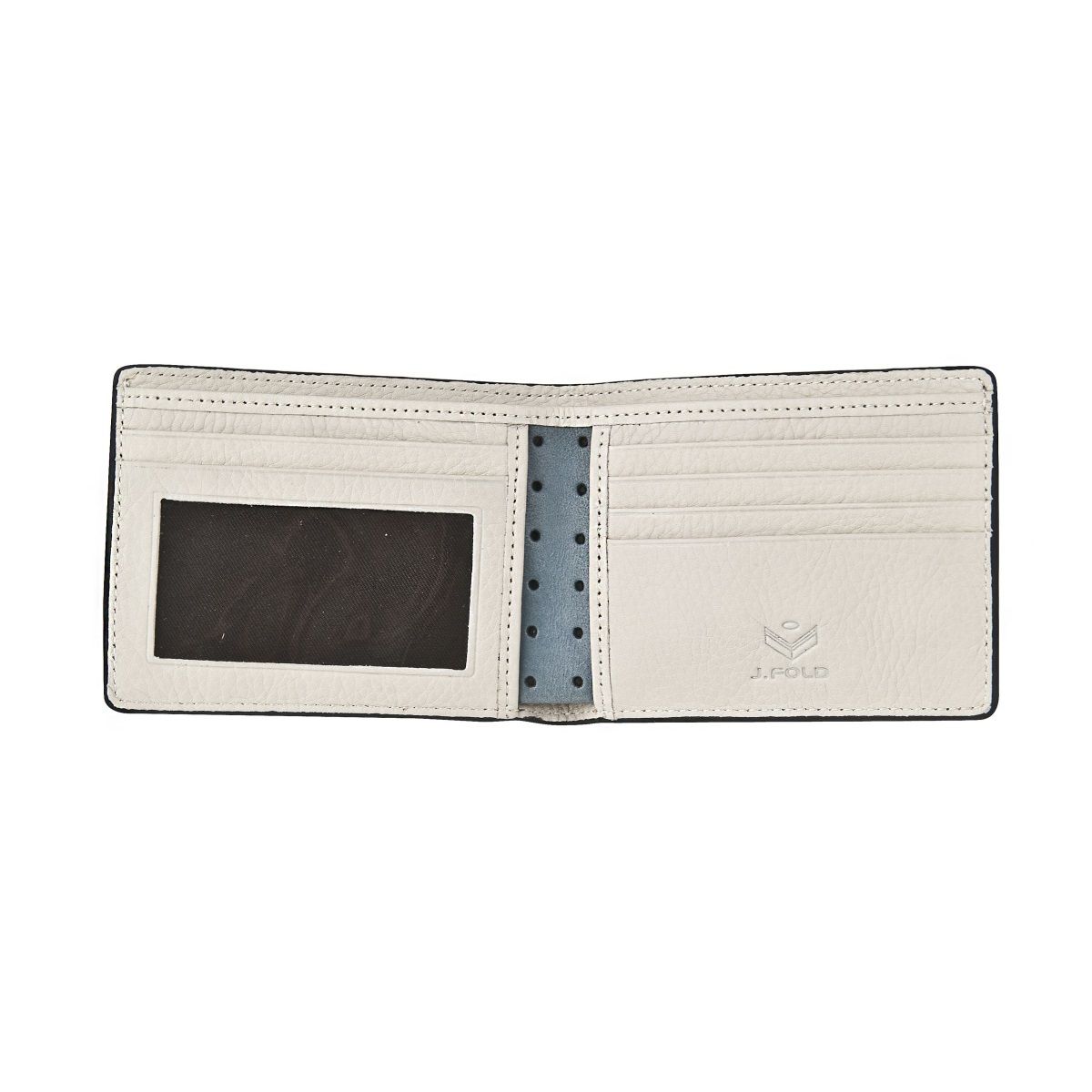 J.FOLD Loungemaster Leather Wallet  - Grey